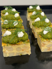 basque potato tortilla, mojo verde perpiece 10tation + Freebird 