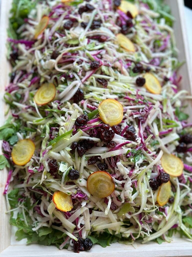 Cabbage + Apple Slaw Salad peperson 10tationHome 