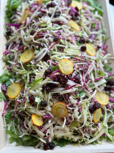 Cabbage + Apple Slaw Salad serves04 10tationHome 