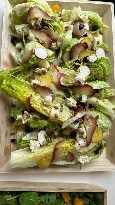 Pear + Blue Cheese Salad 10tationHome 